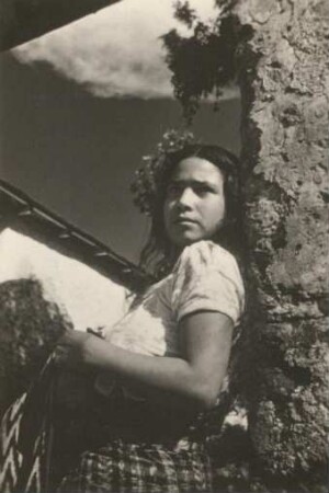 Guatemala. 18-jährige Frau aus dem Volk der Maya aus dem Hochland am Atitlán-See