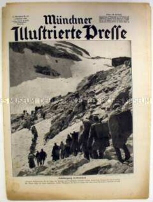 Wochenzeitschrift "Münchner Illustrierte Presse" u.a. zur Belagerung von Leningrad