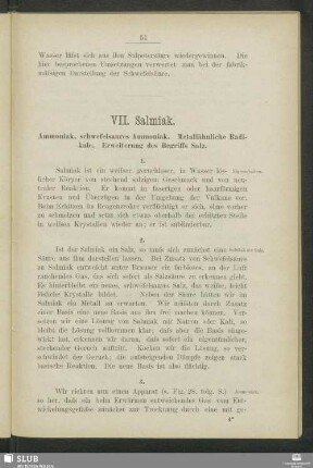 VII. Salmiak. Ammoniak, schwefelsaures Ammoniak. Metallähnliche Radikale. Erweiterung des Begriffs Salz