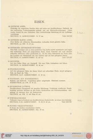 Eisen (Nr. 58-75)