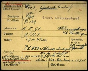 Werz, Gottlob - Westphal, Friedrich