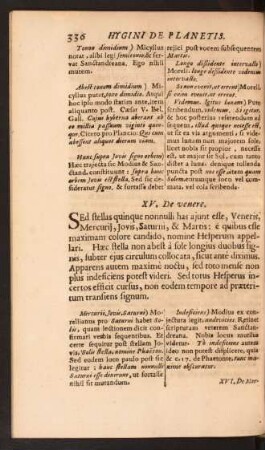 XV. De venere.