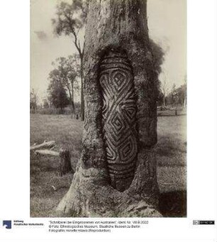 "Schnitzerei der Eingeborenen von Australien"