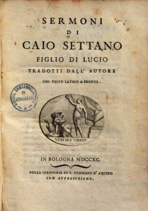 Sermoni di Caio Settano figlio di Lucio
