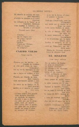 Carro viejo : Tango canción
