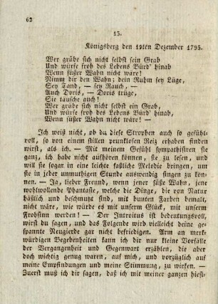 13. Königsberg den 19ten Dezember 1795.