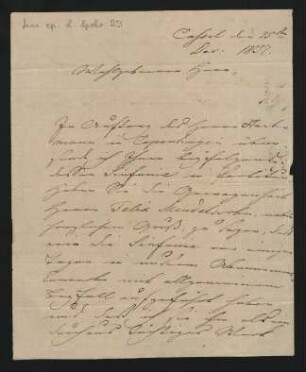 Brief an Unbekannt : 25.12.1837