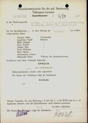 Wahl, Alfons