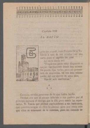 Capítulo VIII - El rapto