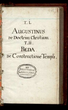 Augustinus. Beda Venerabilis