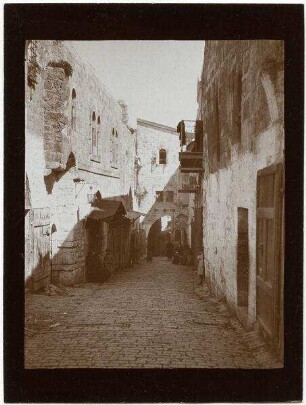 Via dolorosa oberhalb Joh.hospiz v. W. [Jerusalem]