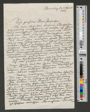 Brief an Otto Franke