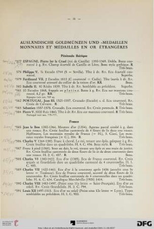 Ausländische Goldmünzen und –Medaillen (Nr. 577-786)