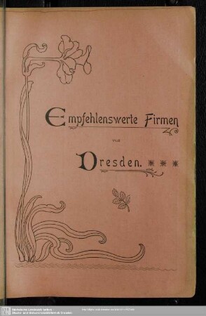 Anzeigen : Empfehlenswerte Firmen von Dresden