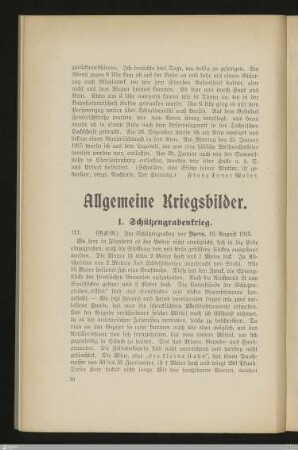 Allgemeine Kriegsbilder