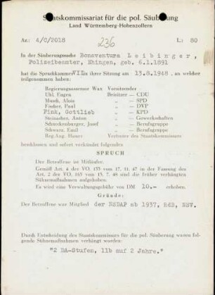 Leibinger, Bonaventura