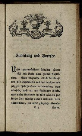 Einleitung und Vorrede.
