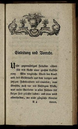 Einleitung und Vorrede.