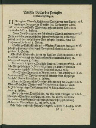 Teutsche Bücher der Protestierenden Theologen.