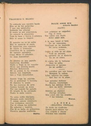 La doma : (MIlonga criolla)