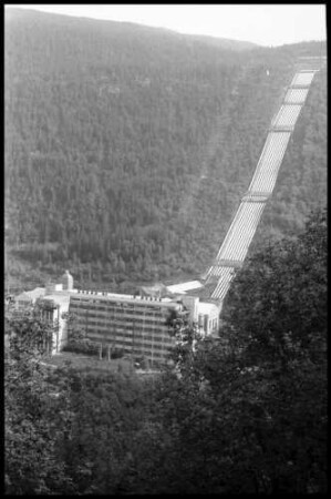 Rjukan: Kraftwerk Zuleitung des Norsk Hydro