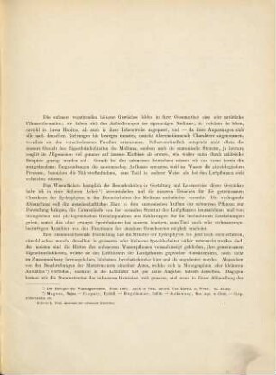 Vergleichende Anatomie der submersen Gewächse