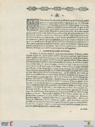 I. Argumentum caussæ Rabirianæ