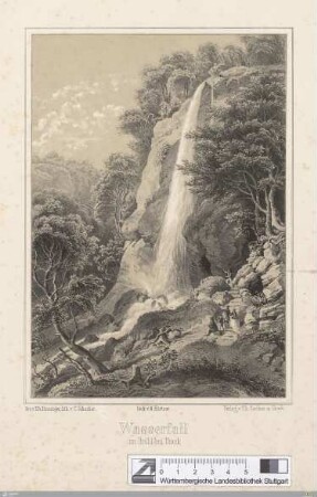 Wasserfall im Brühl bei Urach