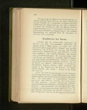 Krankheiten des Darms.