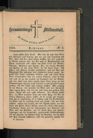 No. 2. Februar. 1868.