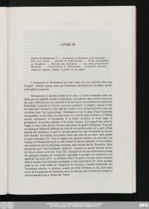 Livre IX
