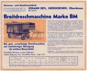 Breitdreschmaschine Marke BM
