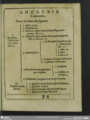 Analysis Concionis