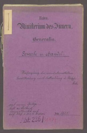 Wirtschaftliche Maßnahmen während des Krieges: Versorgung der minderbemittelten Bevölkerung (XXII)