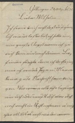 Brief an Wilhelm Grimm : 24.02.1831