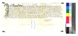 Mang Fetzer von und zu Oggenhausen stellt dem Grafen Rudolf zu Helfenstein über die Ostermühle und Ranenkopfs-Sölde zu Nau (Langenau) sowie einen Hof zu Sontheim einen Lehenrevers aus.