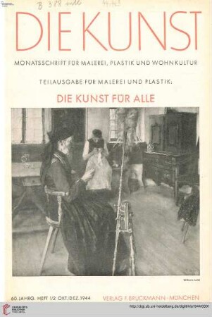 Heft 1/2, Oktober/Dezember 1944