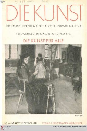 Heft 1/2, Oktober/Dezember 1944