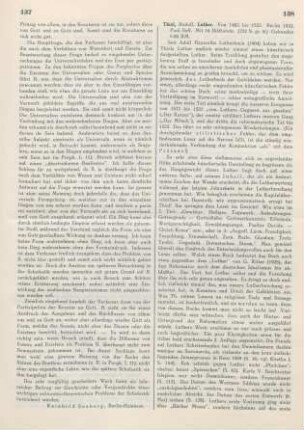 138-139 [Rezension] Thiel, Rudolf, Luther