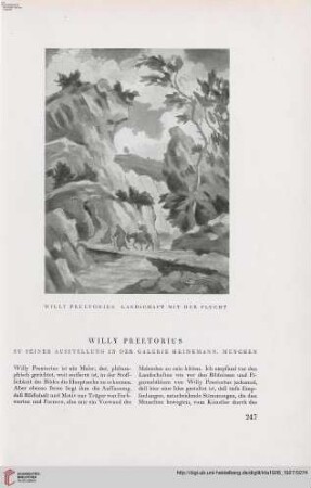 42: Willy Preetorius : zu seiner Ausstellung in der Galerie Heinemann, München