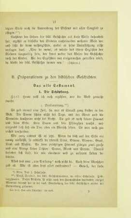 1. Die Schöpfung