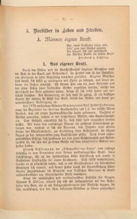 5. Vorbilder in Leben und Streben
