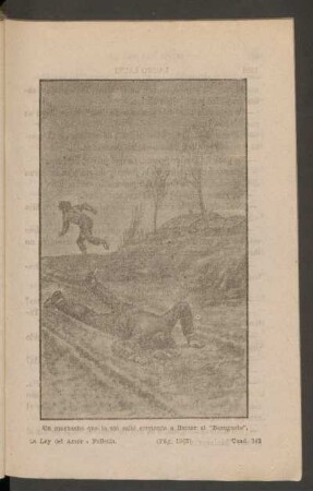 Un muchacho que lo vió salió corriendo a llamar al "Besuguete". - [Ilustración]