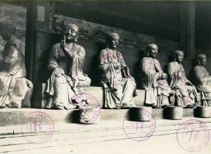Kanton (Guangzhou), China. Tempel der 500 Genien