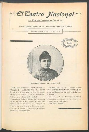 1914003600: El cabaret : escenas de la noche porteña