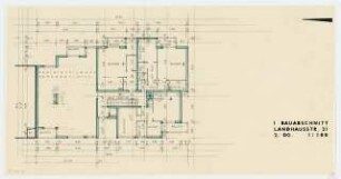 Ravenna-Haus Bundesallee 36-37 / Landhausstraße 31, Berlin-Wilmersdorf: Grundriss 2. Obergeschoss 1:100