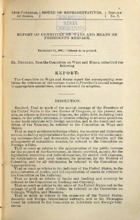House documents. [472.] 1895/96, Vol. 1 = Congress 54, Sess. 1