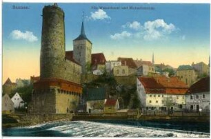 Bautzen. Alte Wasserkunst u. Michaeliskirche