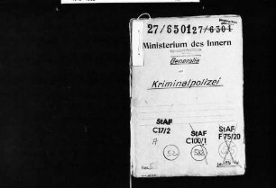 Kriminalpolizei: Personal, Organisation