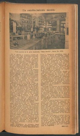 Un establecimiento modelo